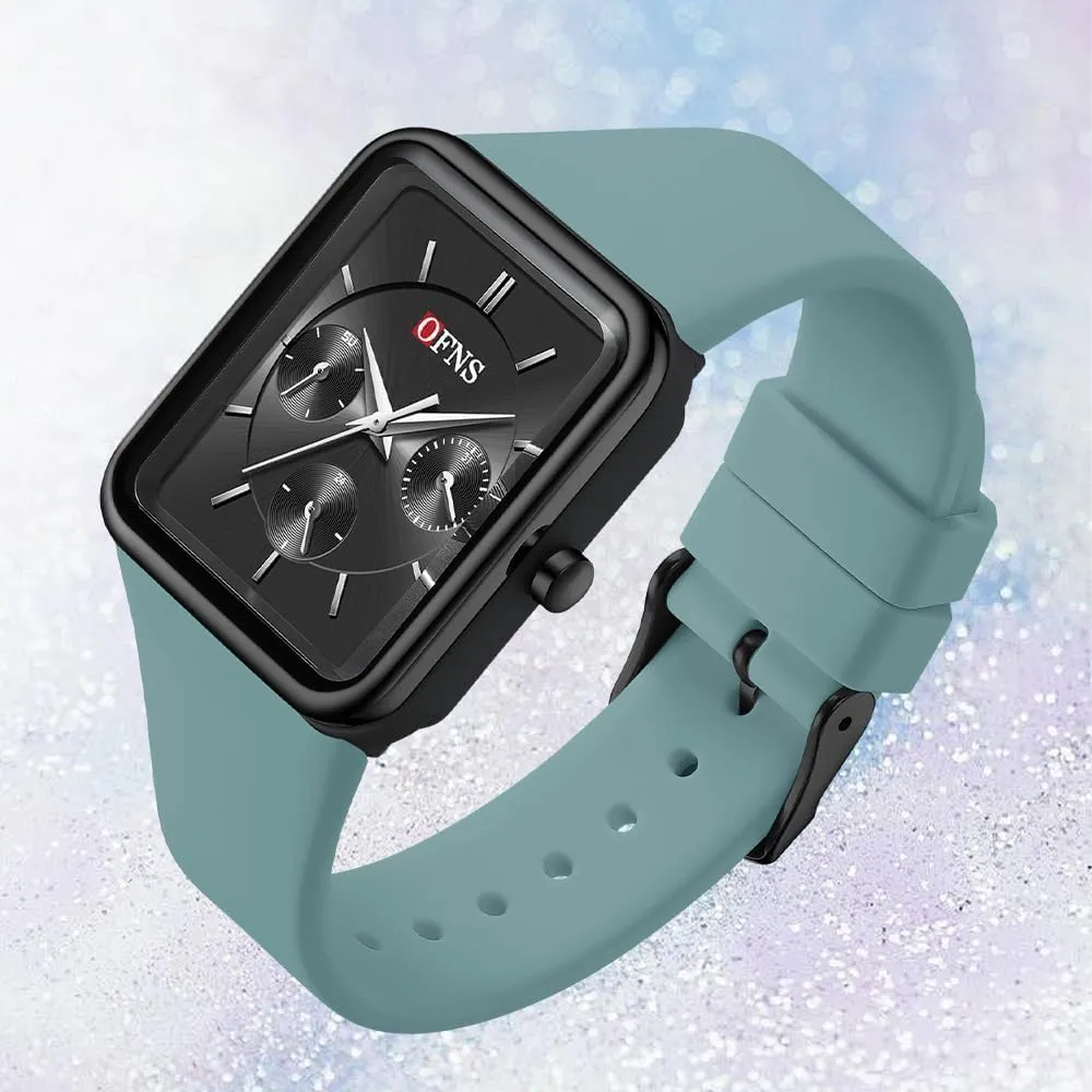 Six Hands Analog Quartz Waterproof Outdoor Casual Women��s Men��s Wrist plumage elapse drainpipe Watch with Silicone Strap Gosasa Fashion Unisex Sports Watch Multifunctional 