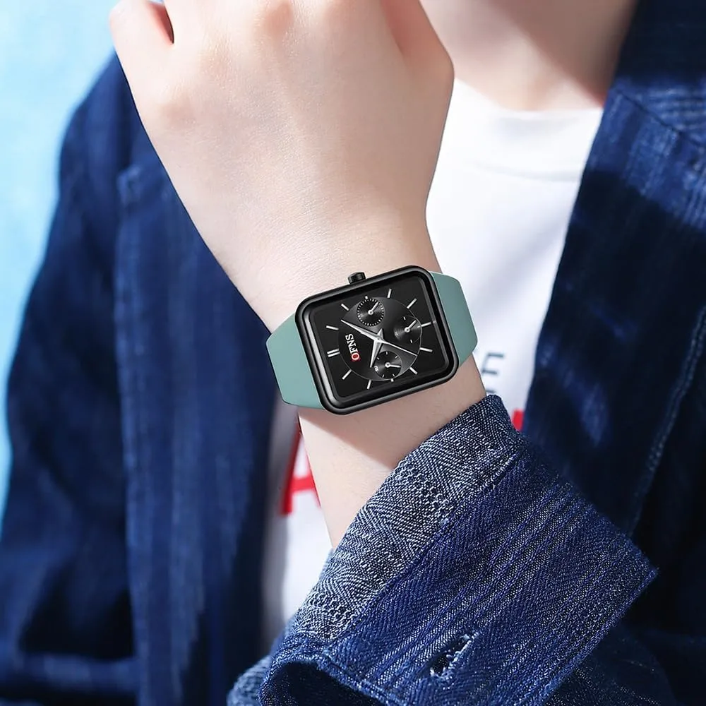 Six Hands Analog Quartz Waterproof Outdoor Casual Women��s Men��s Wrist plumage elapse drainpipe Watch with Silicone Strap Gosasa Fashion Unisex Sports Watch Multifunctional 