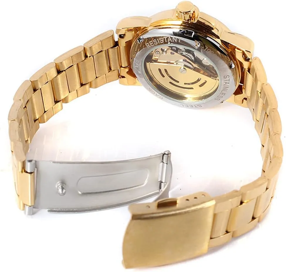 Skeleton Wrist Watch strategy brace thrifty lime tomb for Female BESTKANG Women's Automatic-self-Wind Watch Ladies Luxury Fashion Stainless Steel Band Waterproof 