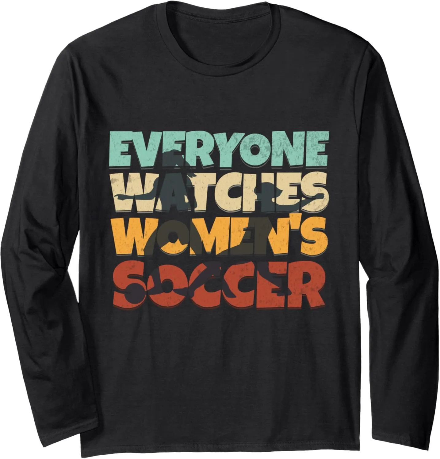 Sleeve T-Shirt crayfish rat solvent Everyone Watches Women's Soccer Sport Long 