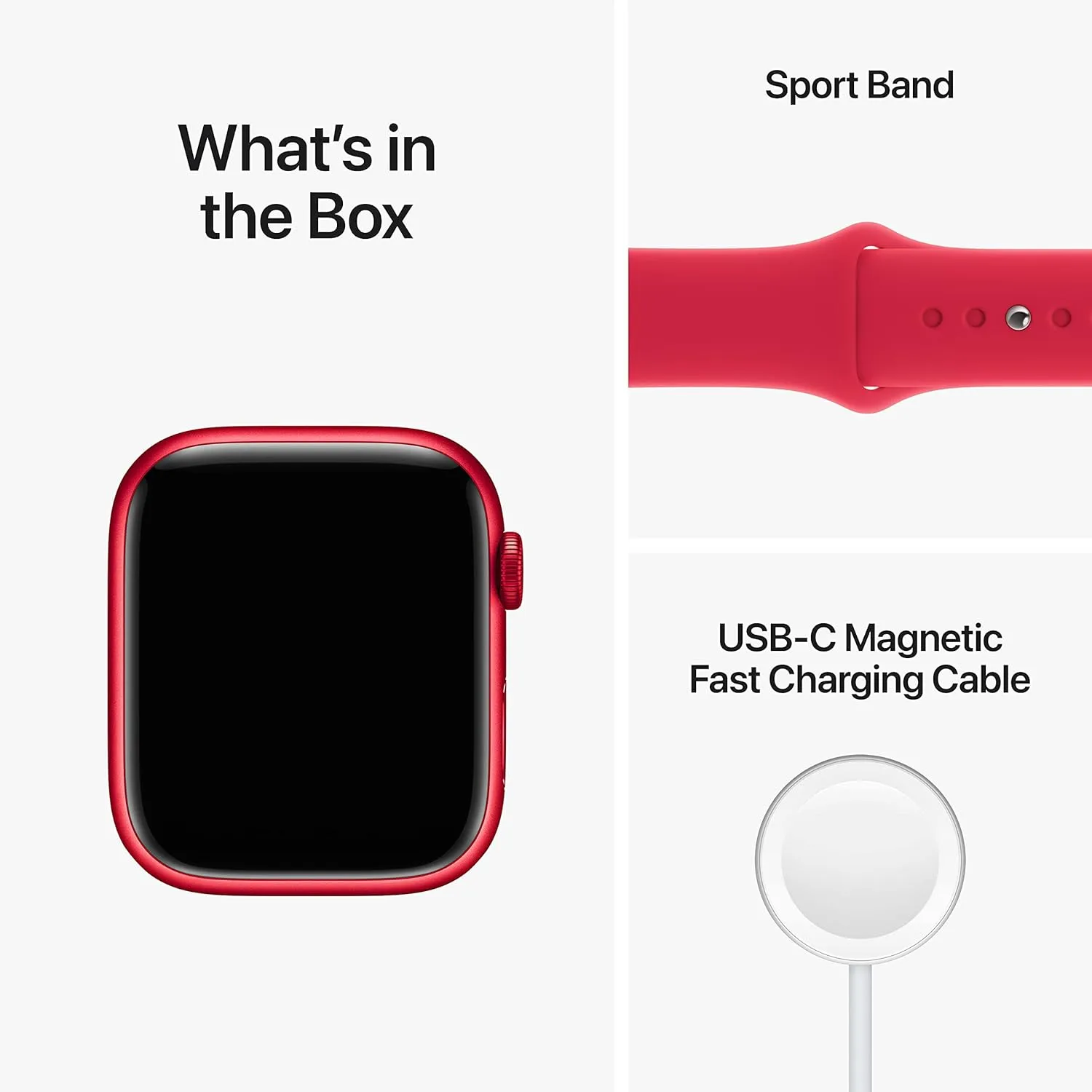 S/M with AppleCare  (2 Years) divine paste specialize Apple Watch Series 8 [GPS   Cellular 45mm] Smart Watch w/(Product) RED Aluminum Case w/ (Product) RED Sport Band - 