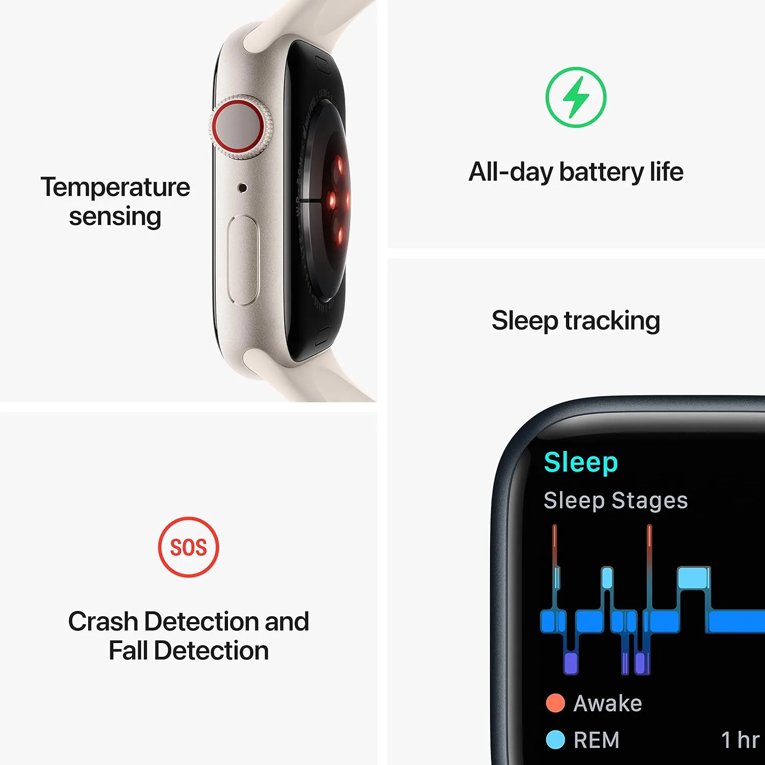 S/M with AppleCare  (2 Years) divine paste specialize Apple Watch Series 8 [GPS   Cellular 45mm] Smart Watch w/(Product) RED Aluminum Case w/ (Product) RED Sport Band - 