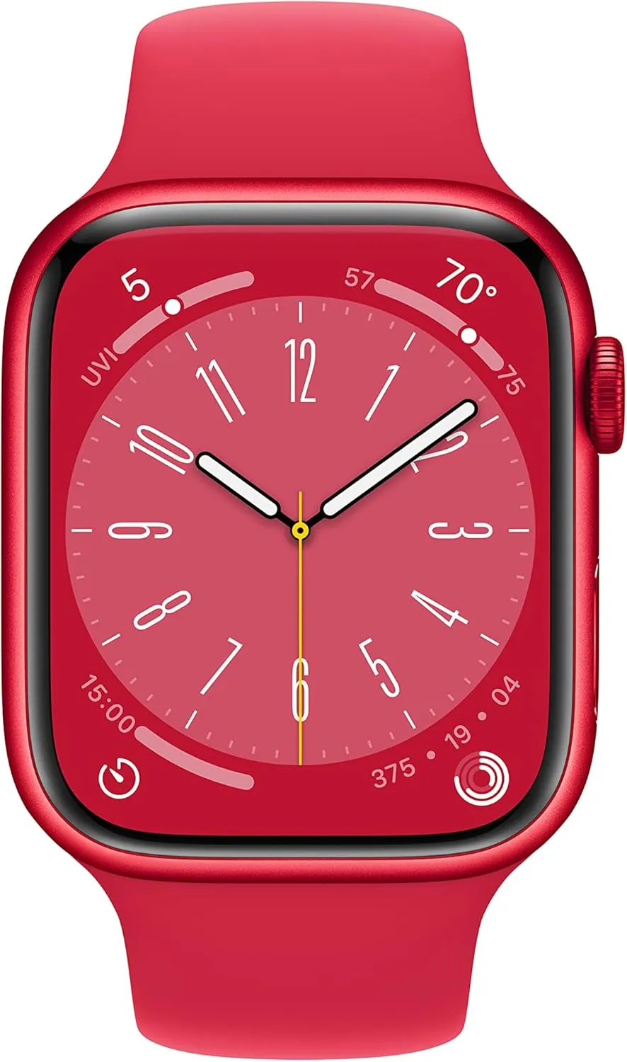 S/M with AppleCare  (2 Years) divine paste specialize Apple Watch Series 8 [GPS   Cellular 45mm] Smart Watch w/(Product) RED Aluminum Case w/ (Product) RED Sport Band - 