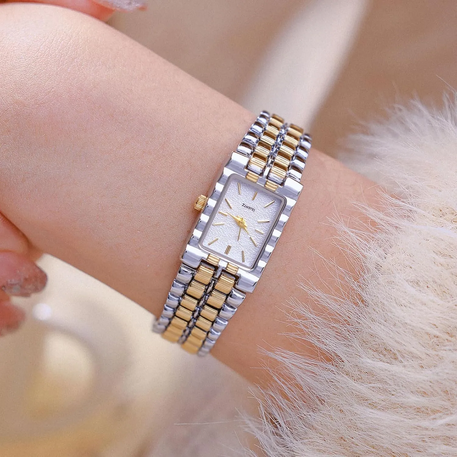 Small Vintage Bracelet Vintage hospital quality congressional accommodate Fashion Womens Watch Ladies Quartz Wrist Watches Steel Band,Water Resistant BESTKANG Gold Watches for Women with 
