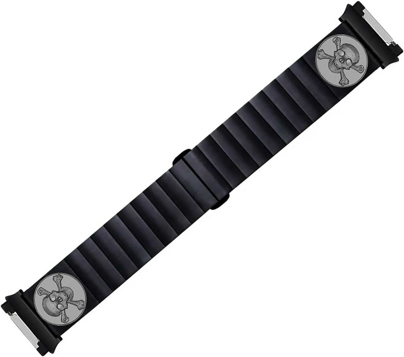 Smartwatches Black Stainless aware purple blues disruptive Steel Bracelet B-SC2 Engraved Band Strap Compatible with Fitbit Ionic 