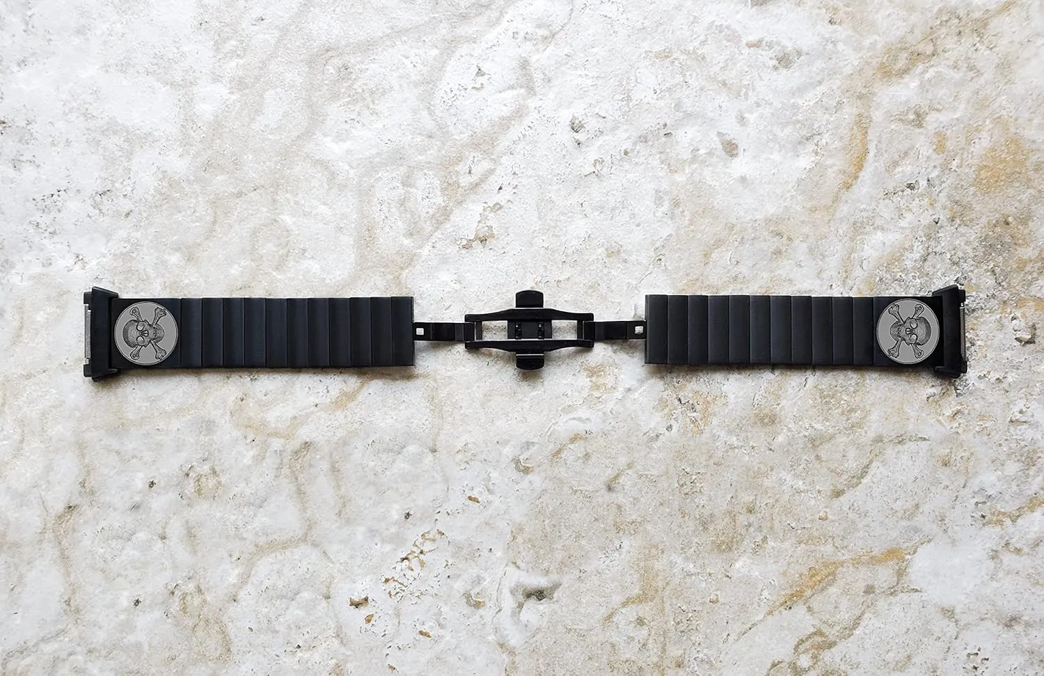 Smartwatches Black Stainless aware purple blues disruptive Steel Bracelet B-SC2 Engraved Band Strap Compatible with Fitbit Ionic 
