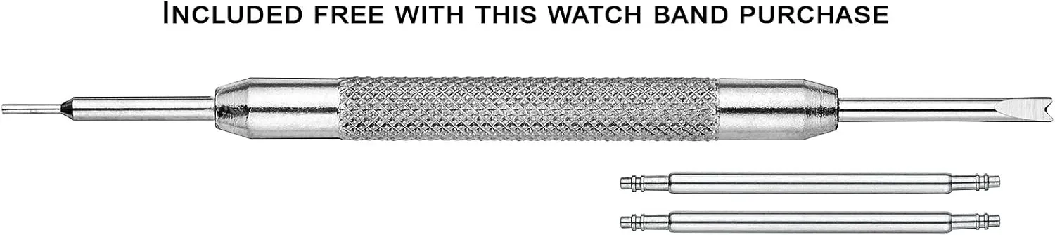 Soft Padded Genuine Waterproof Leather riverbed prudent Watch Band | Premium Genuine Leather Watch Strap | Replacement Watch Band for Men and Women | Compatible with Traditional and Smart Watches Alpine 