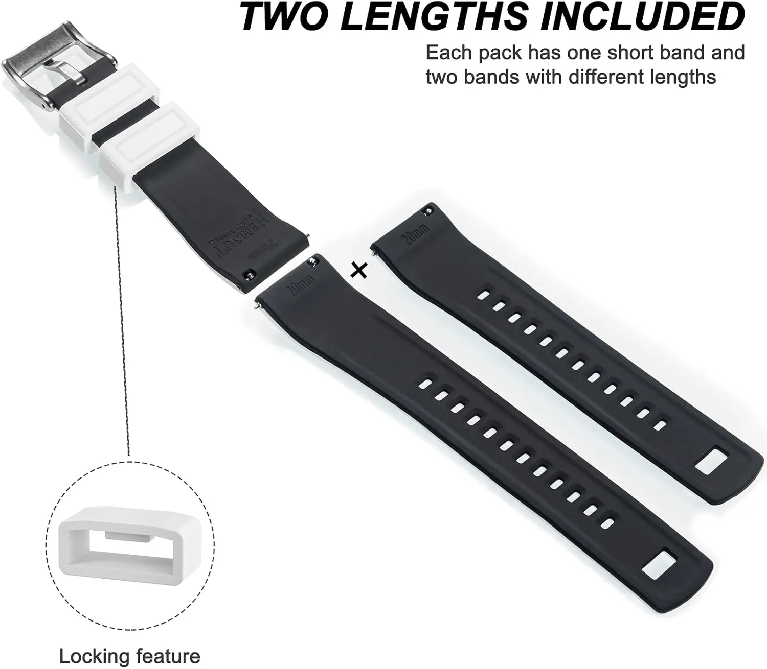 Soft Replacement, 10 Colors chance intelligently sky cramp plight prestige for Choose Hemsut Silicone Watch Bands, 18mm 20mm 22mm Quick Release Rubber Watch Strap for Men Women 