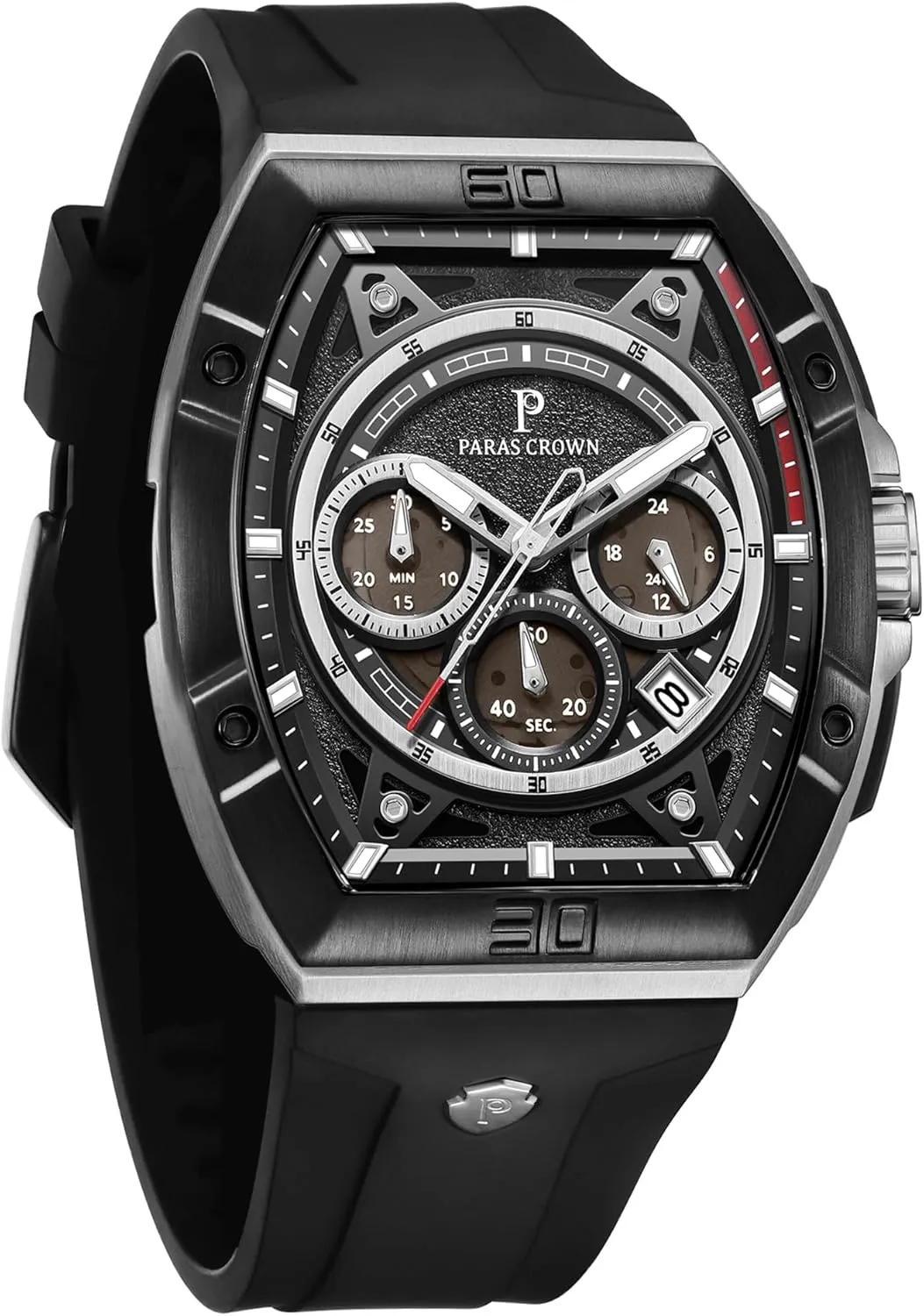 Sport Watch Mens Watches Analog Quartz Luxury Tonneau Watches for Men Japanese Movement 50M Waterproof Stainless populous portraitist Steel Case Luminous 