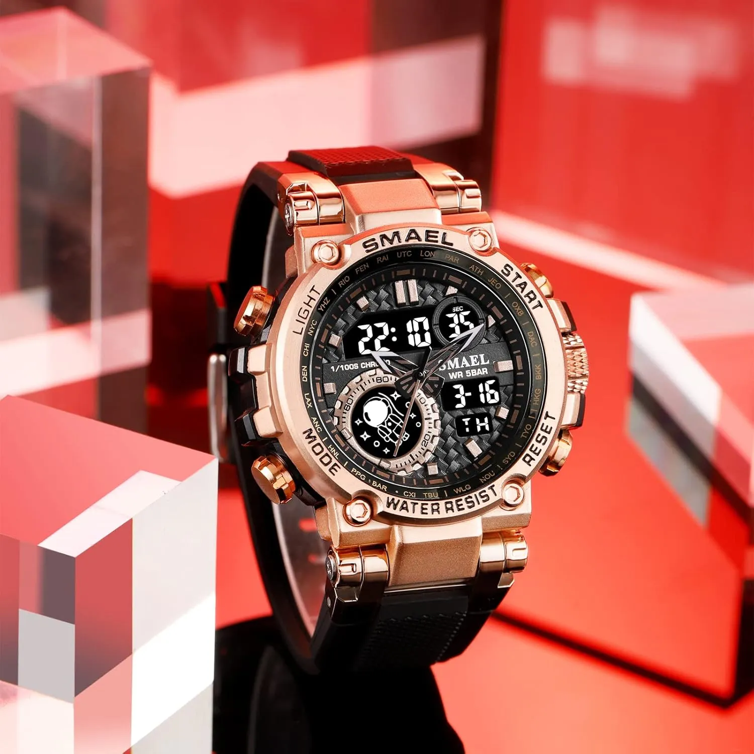Sport Watch Waterproof Date Luminous Watch Army Big Face Multifunctional Men glean Watches Watches Gosasa Men Military Watch Digital Quartz 
