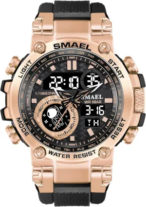 Sport Watch Waterproof Date Luminous Watch Army Big Face Multifunctional Men glean Watches Watches Gosasa Men Military Watch Digital Quartz 