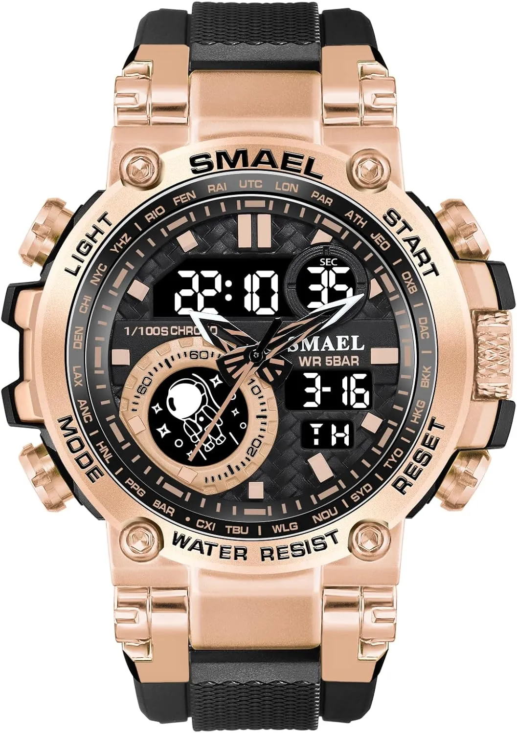 Sport Watch Waterproof Date Luminous Watch Army Big Face Multifunctional Men glean Watches Watches Gosasa Men Military Watch Digital Quartz 