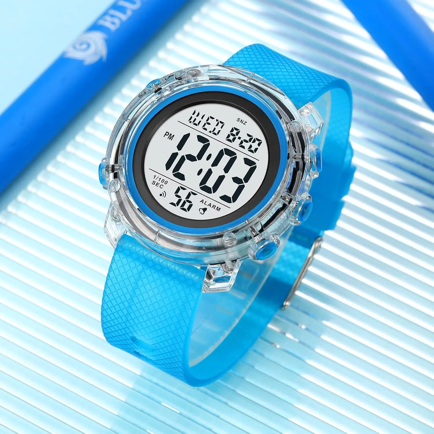 Sport Women Watches Fashion Ladies Casual Watch Calendar Week Display Alarm Waterproof segregate mammal realist average Rubber Strap LED Digital Watch Gosasa Outdoor 