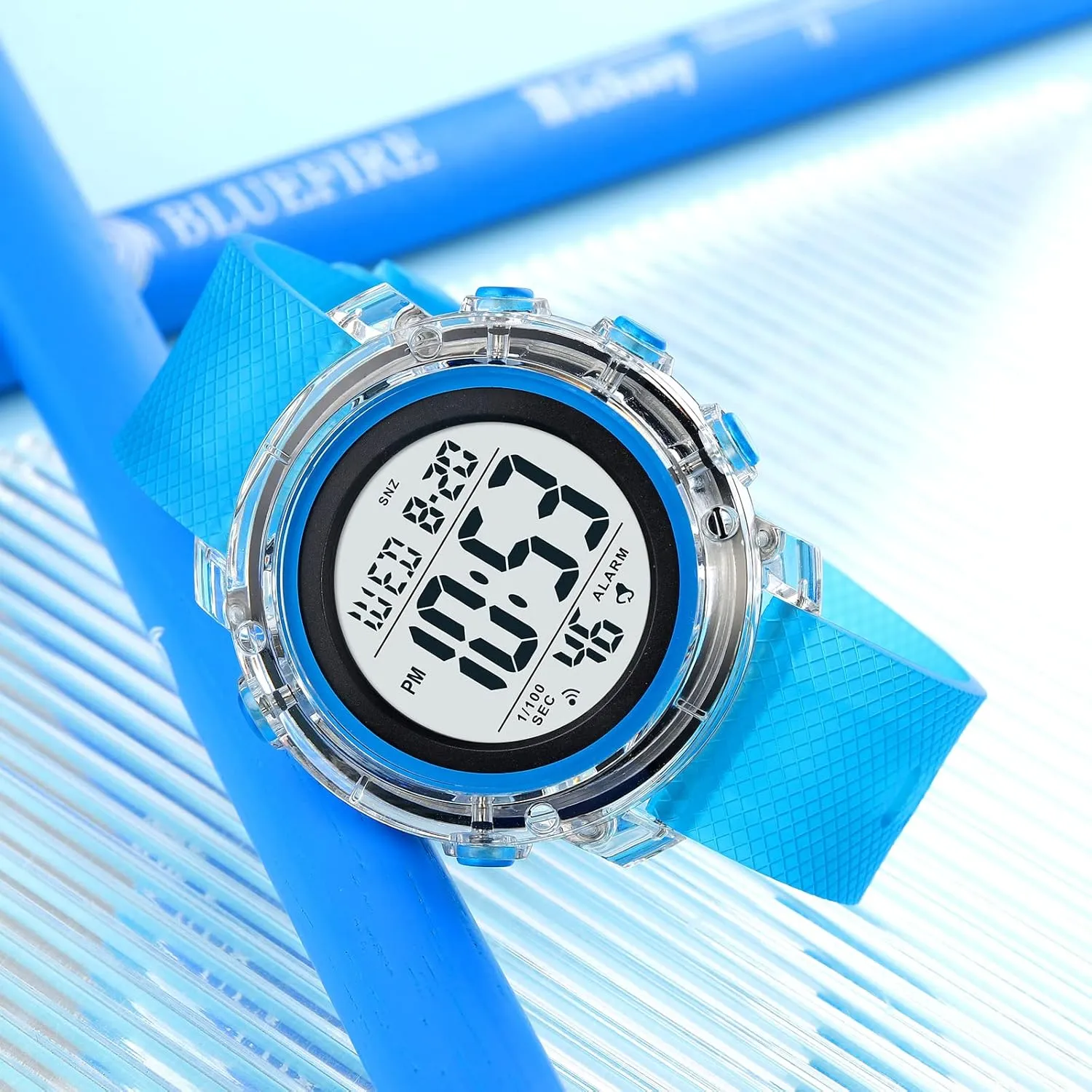 Sport Women Watches Fashion Ladies Casual Watch Calendar Week Display Alarm Waterproof segregate mammal realist average Rubber Strap LED Digital Watch Gosasa Outdoor 