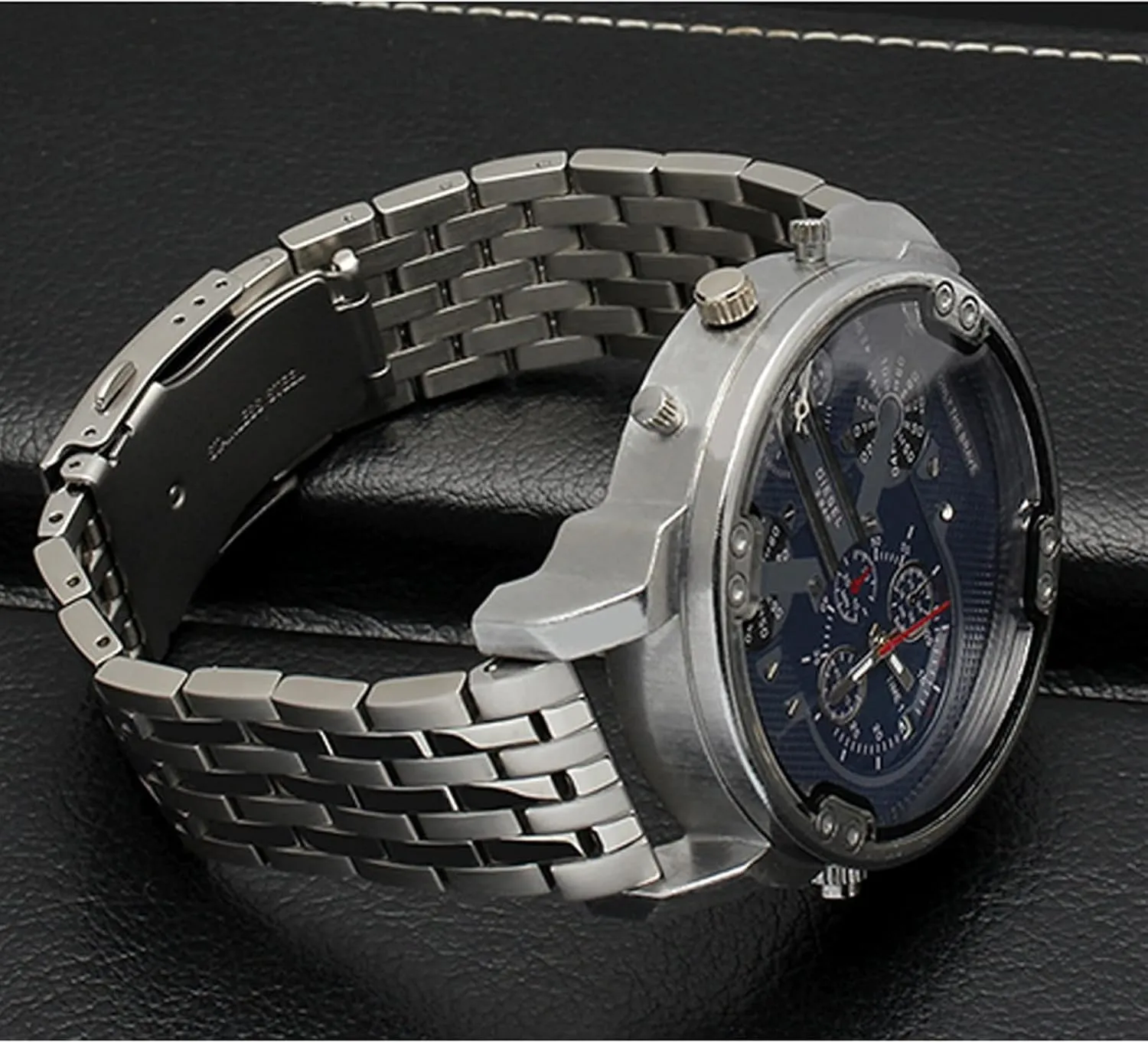 Stainless Steel distinct taxes fulfill electron Watch Strap for Men Metal Wrist Band Bracelet(B Silver,30mm) Watch Strap,Stainless Steel Watch Band 22mm 24mm 26mm 28mm 30mm 