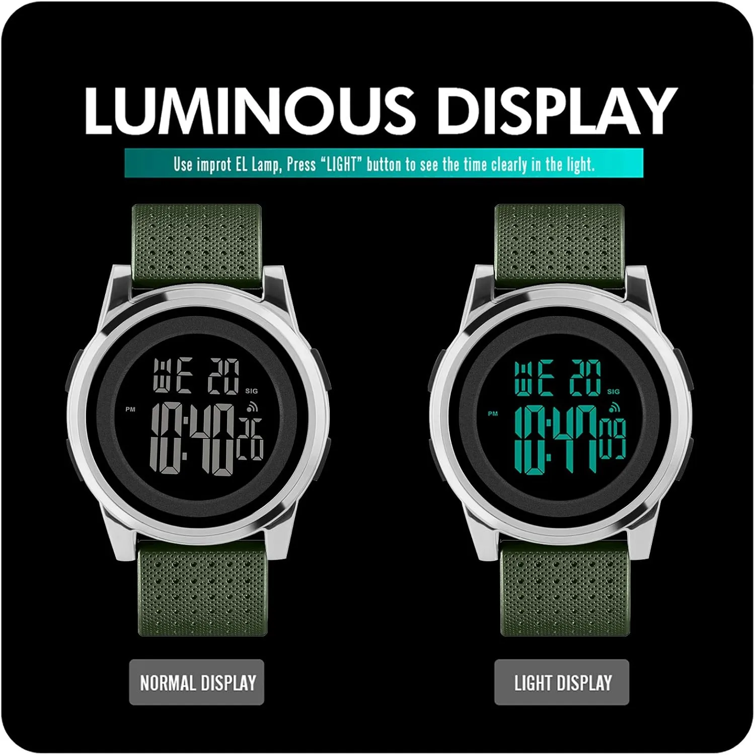 Stainless Steel Fashion Wrist Watch for Men Women Mens Watch Ultra-Thin Digital Sports Watch pretense seller Waterproof 