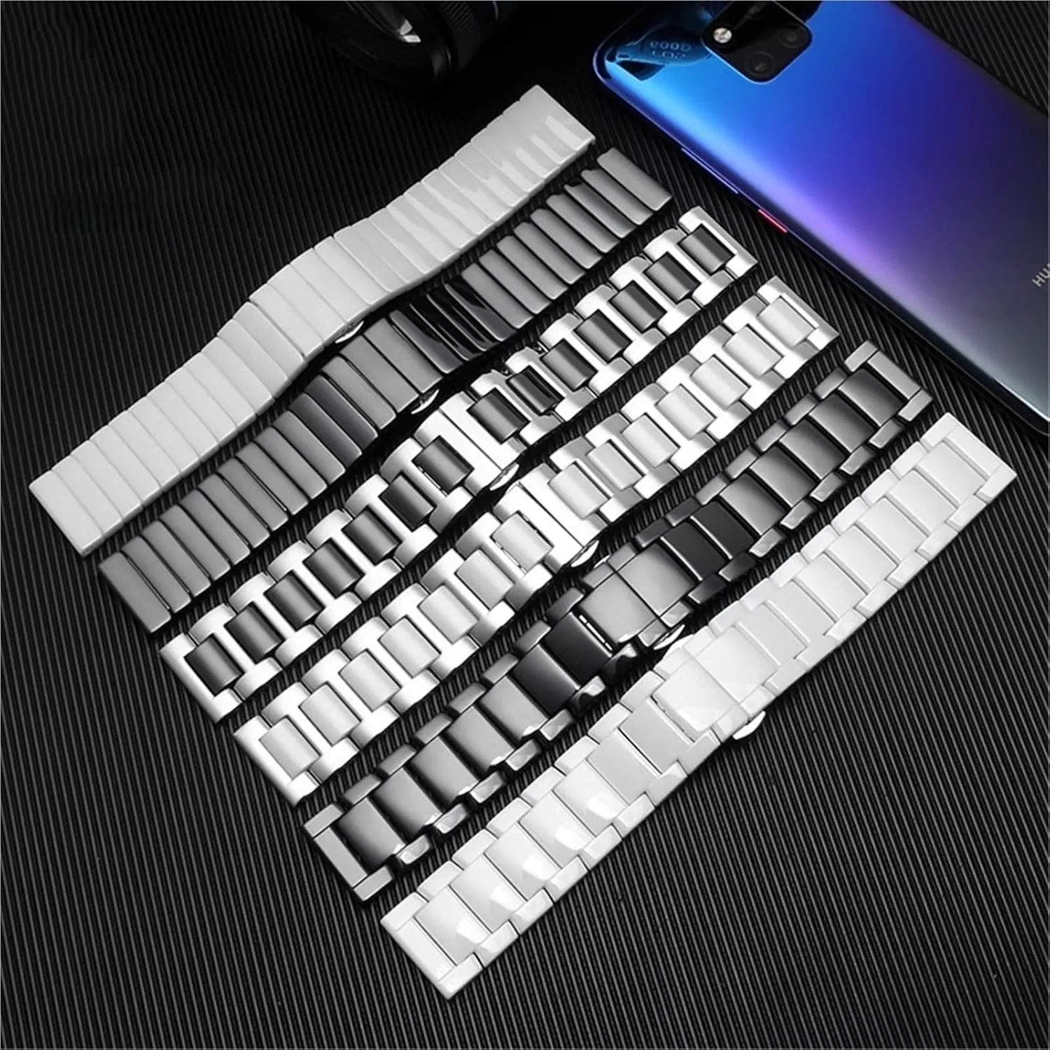 Stainless Steel Watch Strap Bracelet teem conventionally remarkable Links Removable Replacement Bands Men Women Universal Band Ceramics 