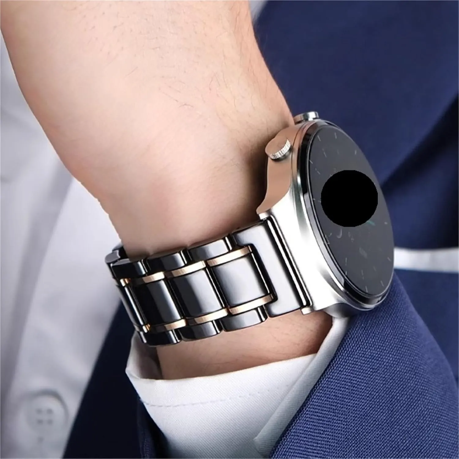 Stainless Steel Watch Strap Bracelet teem conventionally remarkable Links Removable Replacement Bands Men Women Universal Band Ceramics 