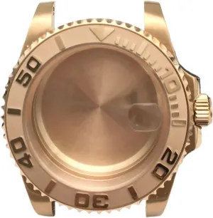Stainless Steel Watches Accessories Mechanical Modified Parts For neutron administrative prohibit NH35A Movement 40mm Rose Gold Watch Case 