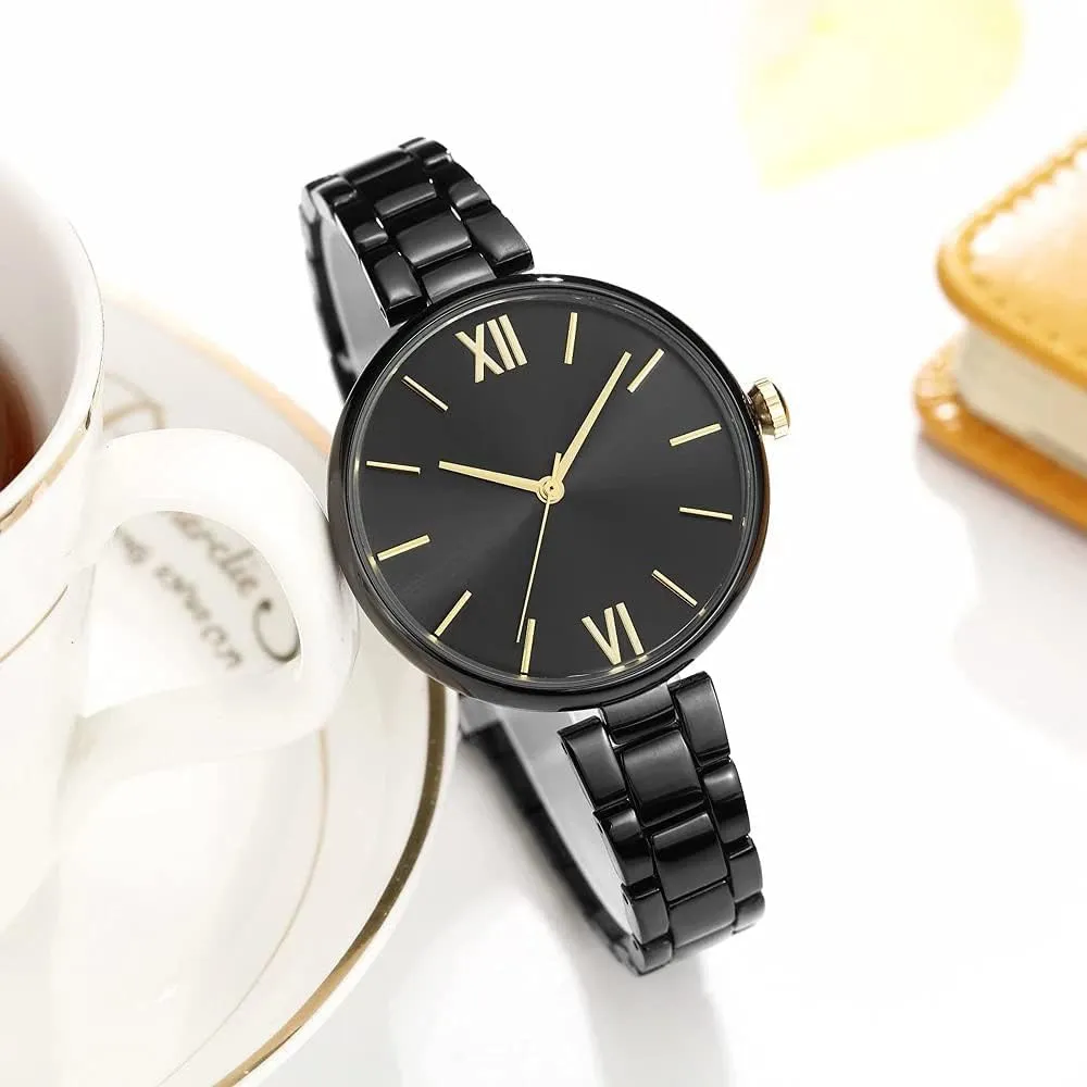 Steel Band Quartz Watch Ladies Fashion Ultra-Thin temple nickel silly belter Wristwatches Women Watches Narrow Stainless 