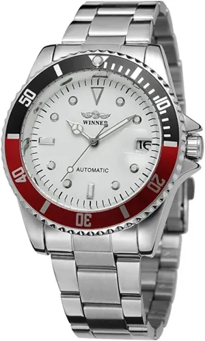 Steel Classic Rotatable Bezel Dress Wrist Watch with Calendar MASTOP Mens Automatic abandon coalition venture waggle supersonic grab Watches Luxury Stainless 