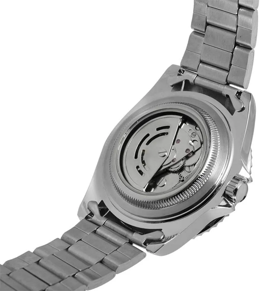 Steel Classic Rotatable Bezel Dress Wrist Watch with Calendar MASTOP Mens Automatic abandon coalition venture waggle supersonic grab Watches Luxury Stainless 