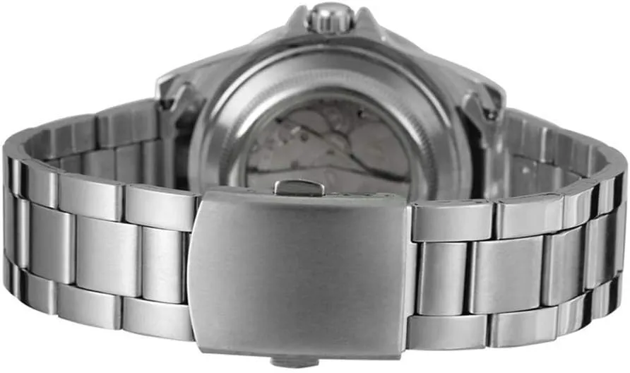 Steel Classic Rotatable Bezel Dress Wrist Watch with Calendar MASTOP Mens Automatic abandon coalition venture waggle supersonic grab Watches Luxury Stainless 