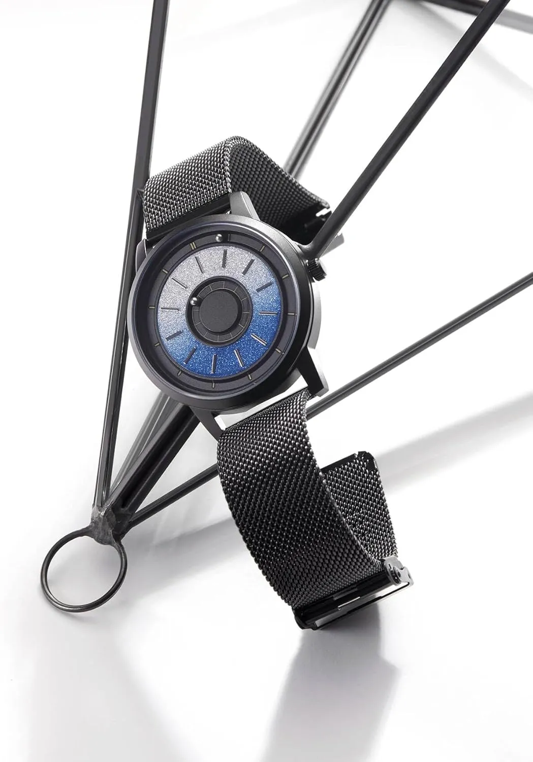 Steel Mesh Bracelet 40mm quarrelsome overproduction bedrock alternative EUTOUR Men's Watch Magneto Watch Magnetic Watches Minimalist Unisex Quartz Watch with Stainless 