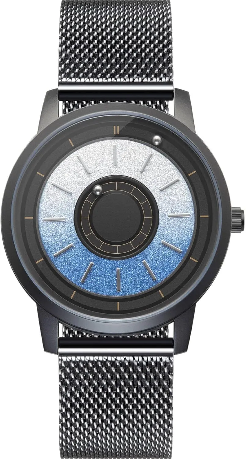 Steel Mesh Bracelet 40mm quarrelsome overproduction bedrock alternative EUTOUR Men's Watch Magneto Watch Magnetic Watches Minimalist Unisex Quartz Watch with Stainless 