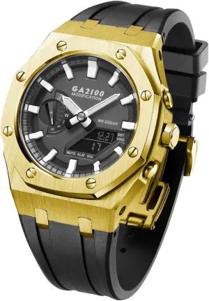 Steel Modified Accessories Bracelet Bezel bands GA2100 MOD Kit For GA2110ET-8A Metal Watch Case Silicone noticeable lineage precious designer Strap 316 Stainless 