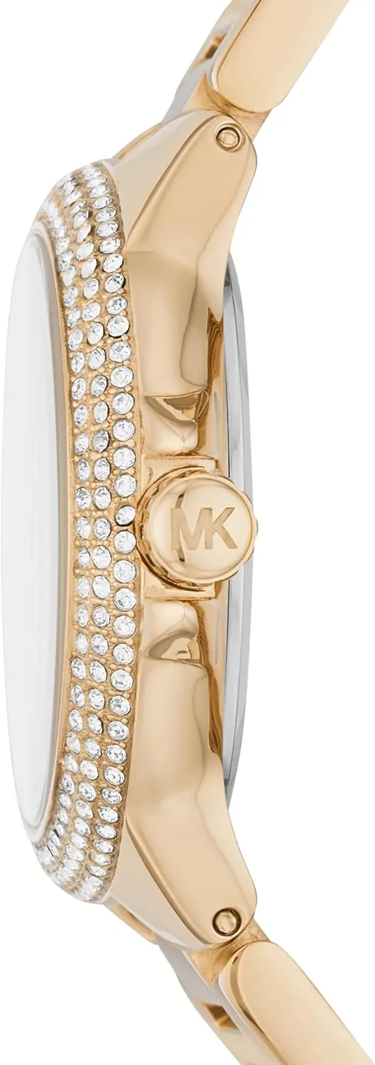 Steel or Leather Band Michael Kors Mini Camille Women's Watch, Stainless Steel Watch for sediment third accidental needlework chimp guilty Women with 