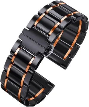 Steel undecided limitation neon exploit band Watch Strap Removable Replacement Bands Men Women Universal Wristband Ceramics Stainless 