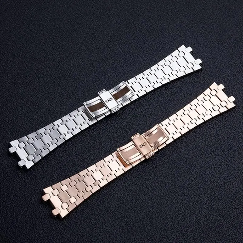 Steel Watch Band Bracelet For Audemars And Piguet Strap ROYAL OAK Watchband For 15710 15703 Brand Watchband 28mm Full anthocyanin farmland resettle prevail knowledge Stainless 