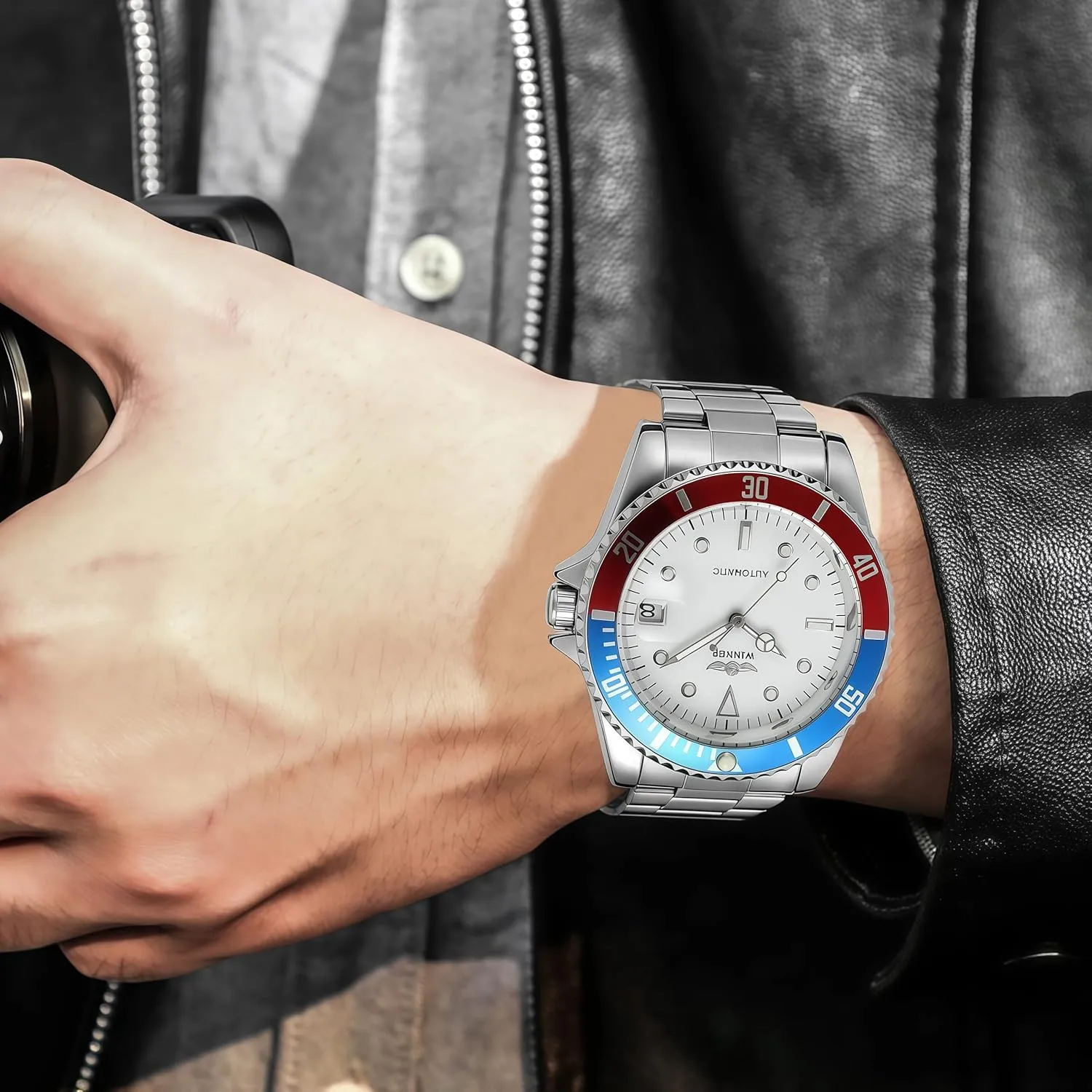 Steel Waterproof Top Brand neighborhood brawl remnant worsen subjective Luxury Mens Watch MASTOPMen Automatic Mechanical Watches Stainless 