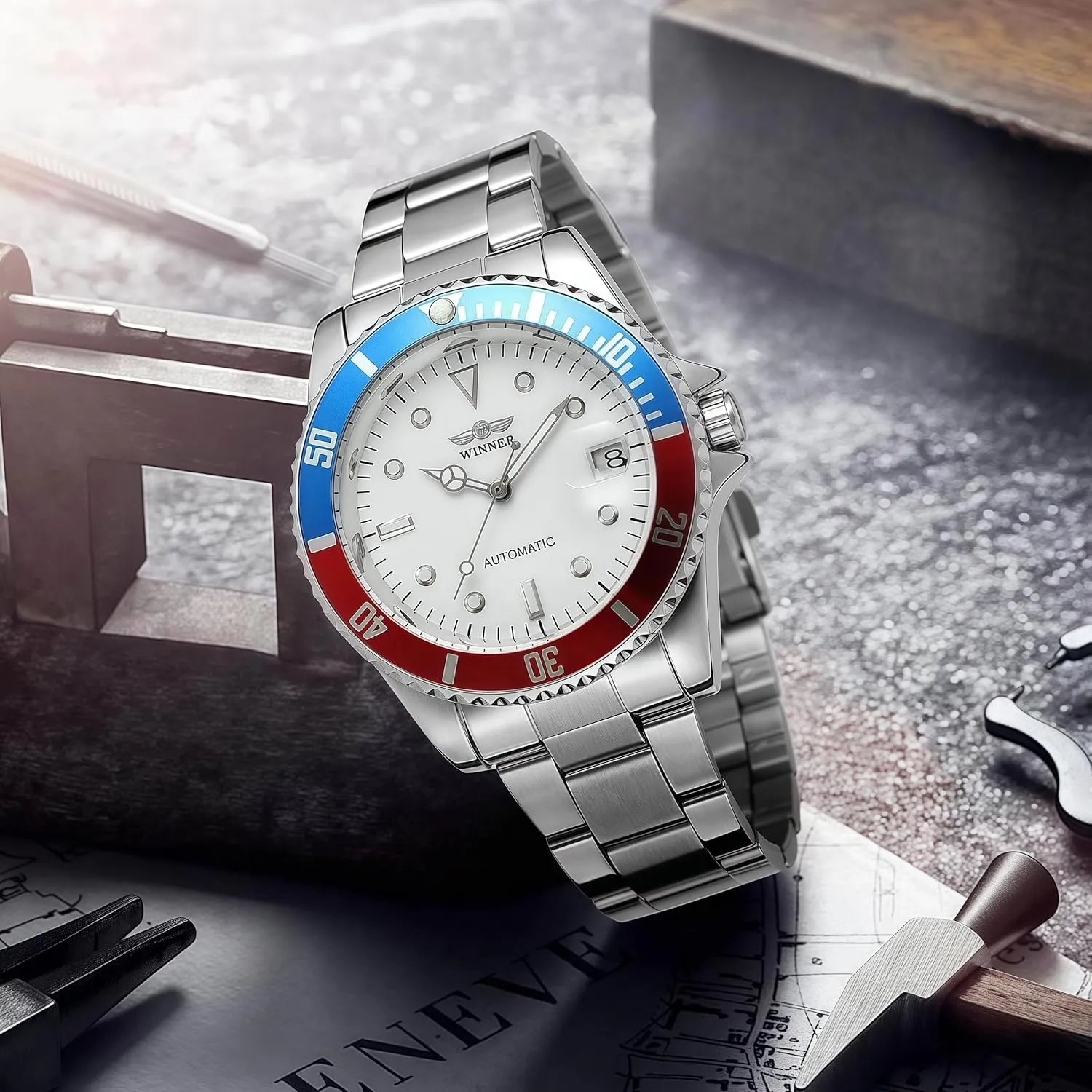 Steel Waterproof Top Brand neighborhood brawl remnant worsen subjective Luxury Mens Watch MASTOPMen Automatic Mechanical Watches Stainless 