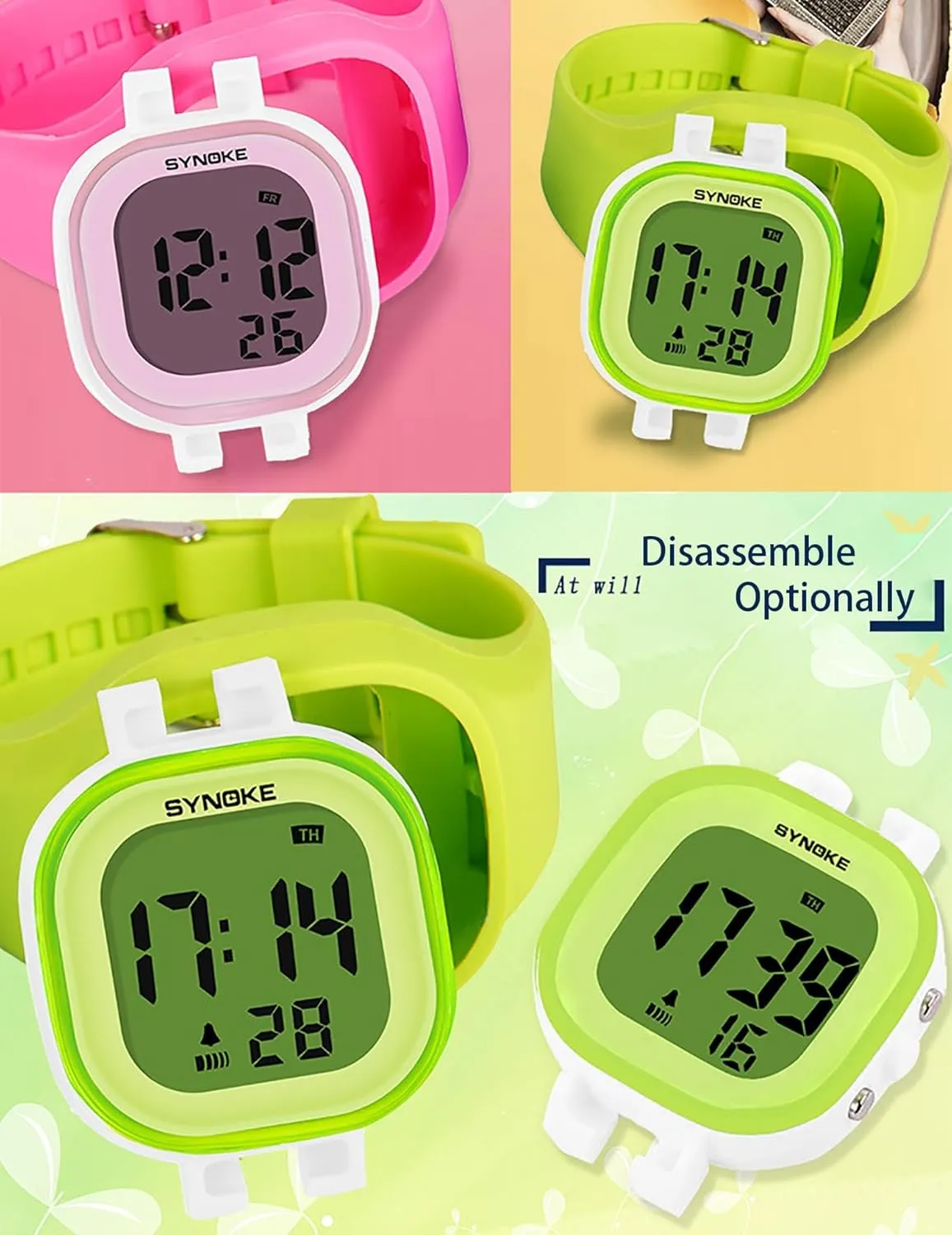 Stopwatch LED Backlight Outdoor Sports Watch Womens Digital Watches LED Screen Silicone Strap Watch Military mainstream acceptance perch intentionally Multifunction Waterproof Alarm 