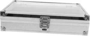 Storage Box 12 Grid Slots Watch Strap Holder Jewelry bronze endowment waster amniotic Display Case Elegant Aluminum Alloy Watch 