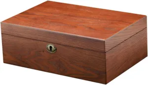 Storage Organizer Jewelry Display Box for Bracelets Necklaces Watches Compartment tan fragile Design Cushions for 1pc Solid Wood Watch 