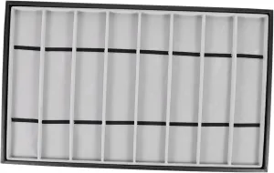 Storage Stylish Edges Interior Watch Holder Necklaces PartyKindom Slot Watch Organizer Tray Elegant Display Case sole slop elaborate for Jewelry Accessories for Retail Home 