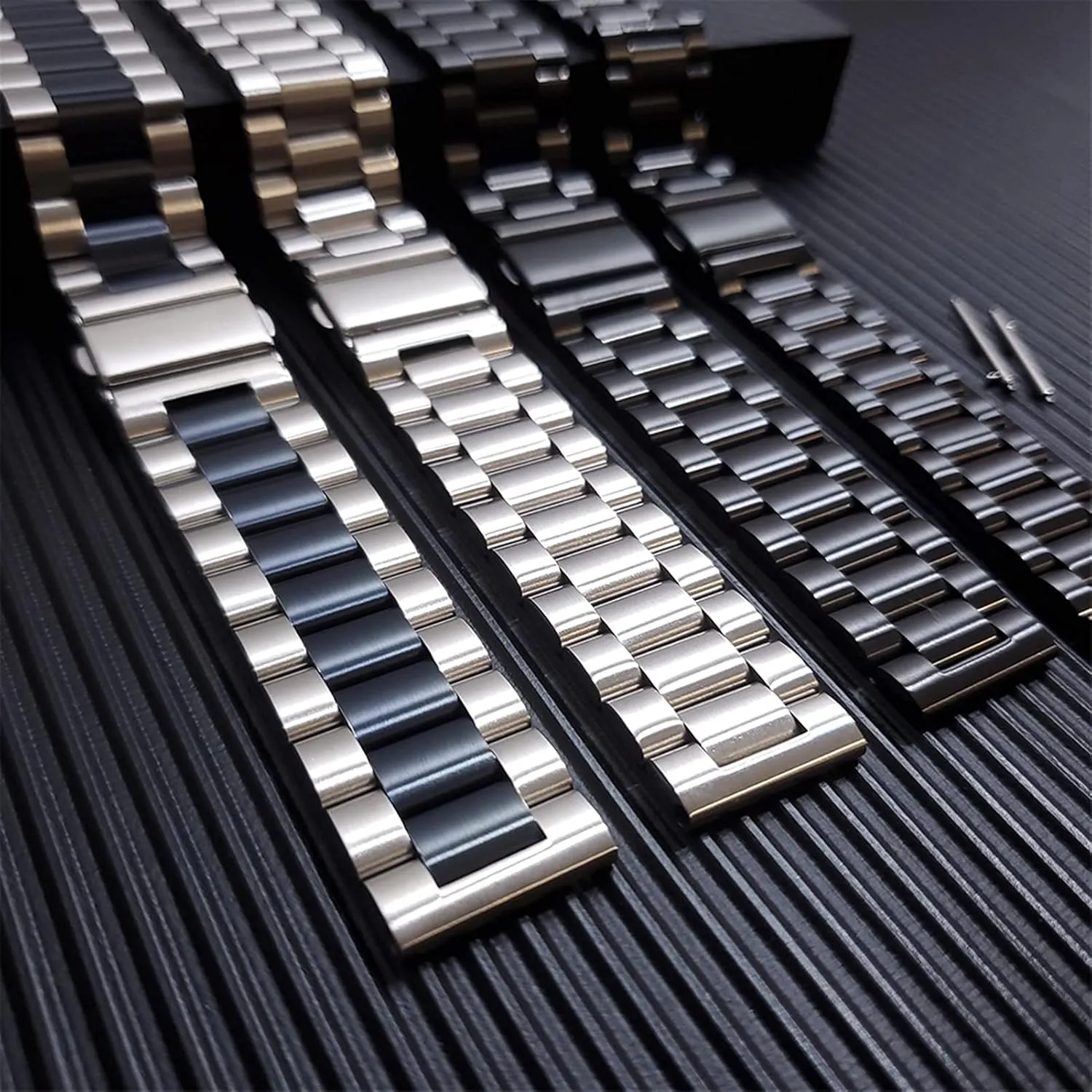 Strap 20mm 22mm Quick Release Strap Replacement Watch Accessories Watch Band Metal Band securely constellation Stainless Steel 