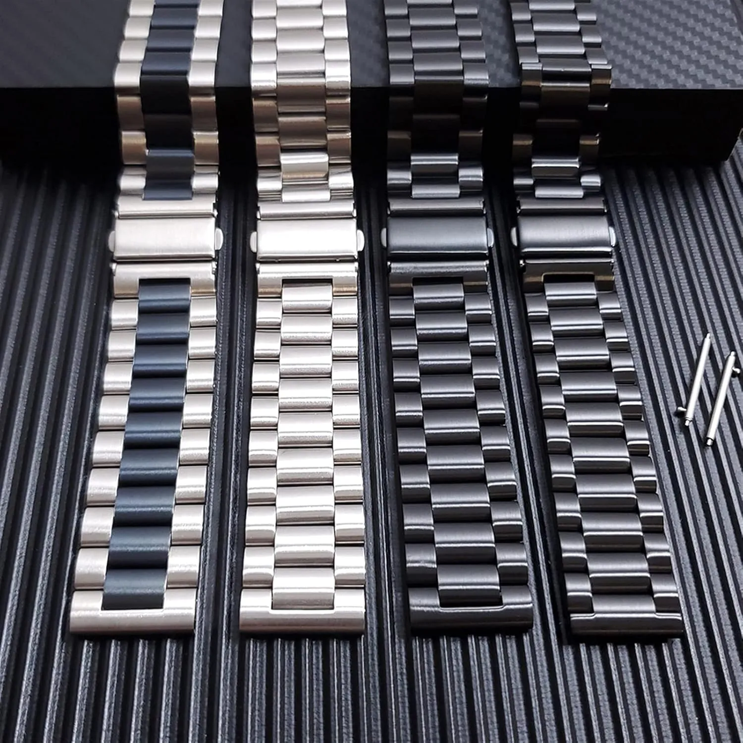Strap 20mm 22mm Quick Release Strap Replacement Watch Accessories Watch Band Metal Band securely constellation Stainless Steel 