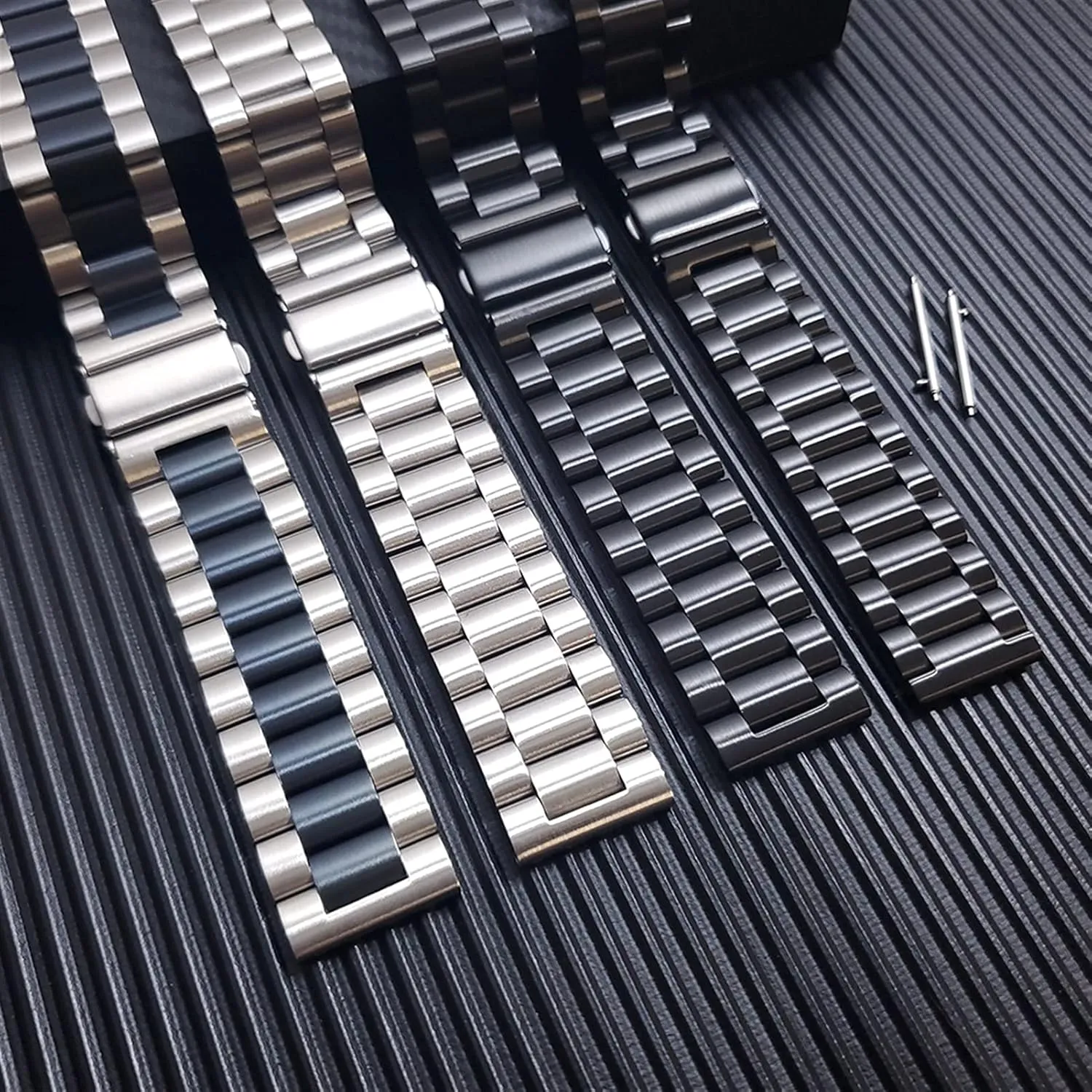 Strap 20mm 22mm Quick Release Strap Replacement Watch Accessories Watch Band Metal Band securely constellation Stainless Steel 