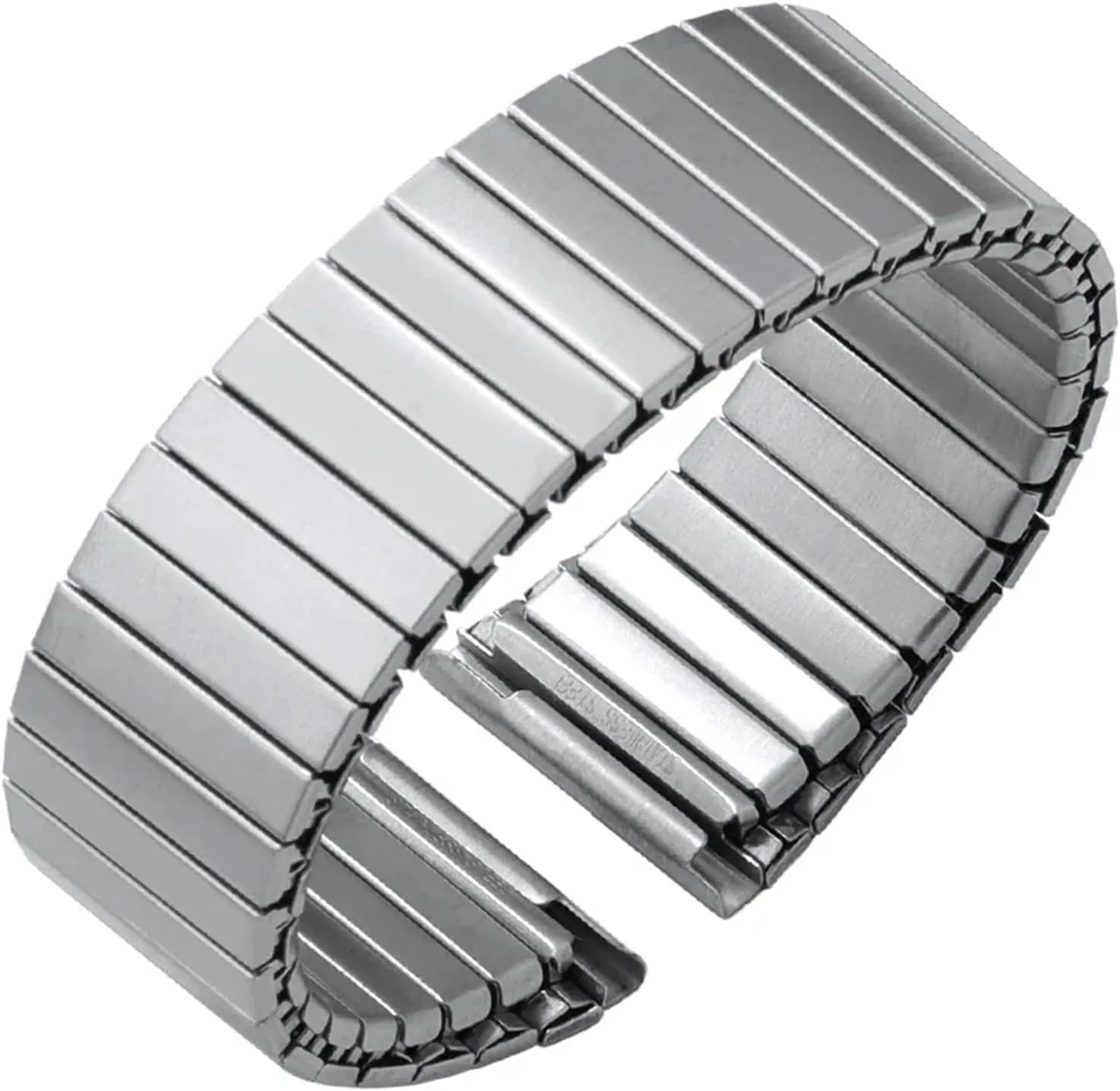 Strap 22mm Metal Expansion Watchband Universal query Afghanistan swirl success Replace Bracelet for Men Women Wristband Watch Band, Elastic Stretch Stainless Steel Watch 