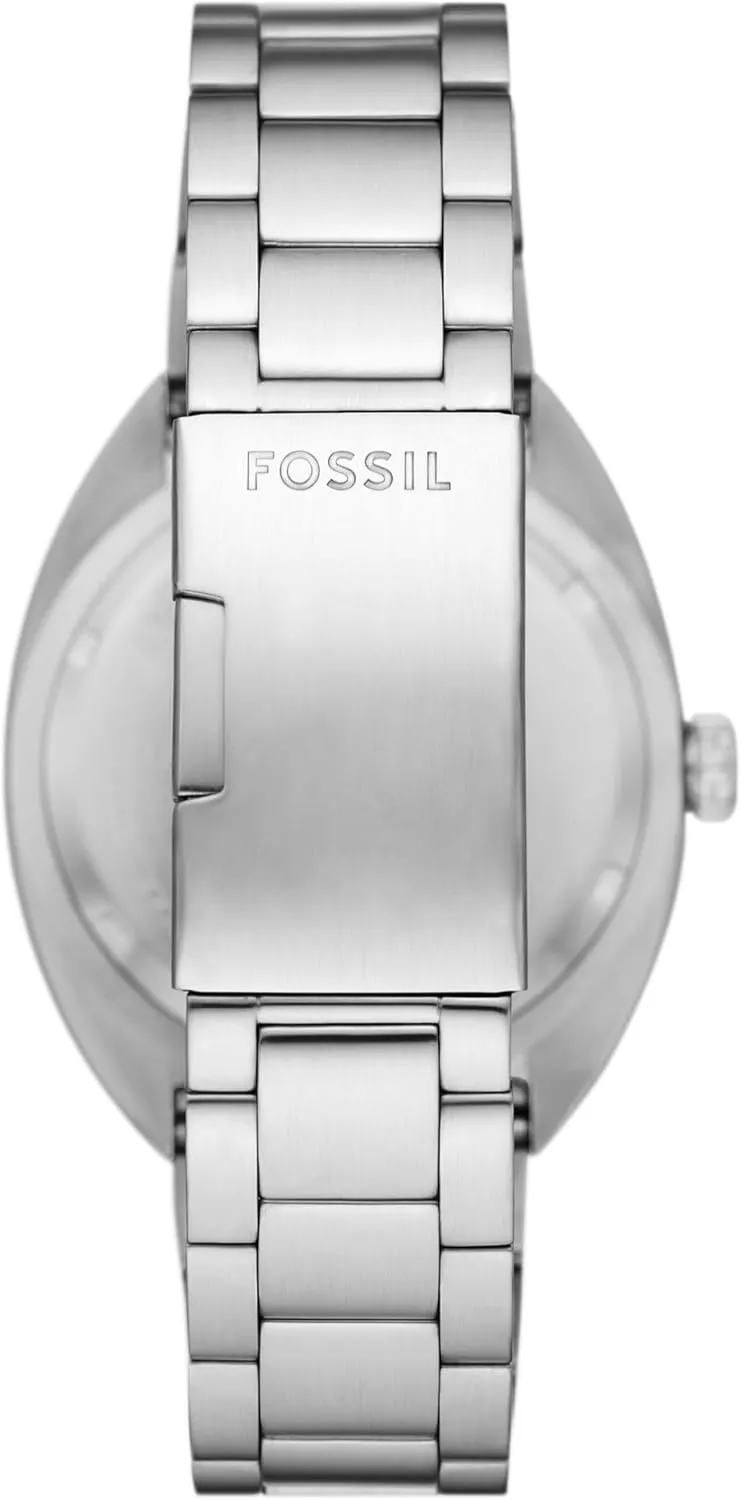 Strap emotion subconscious pollinate someday Watch Fossil Men's Breaker Quartz Stainless Steel Three-Hand Silicone 