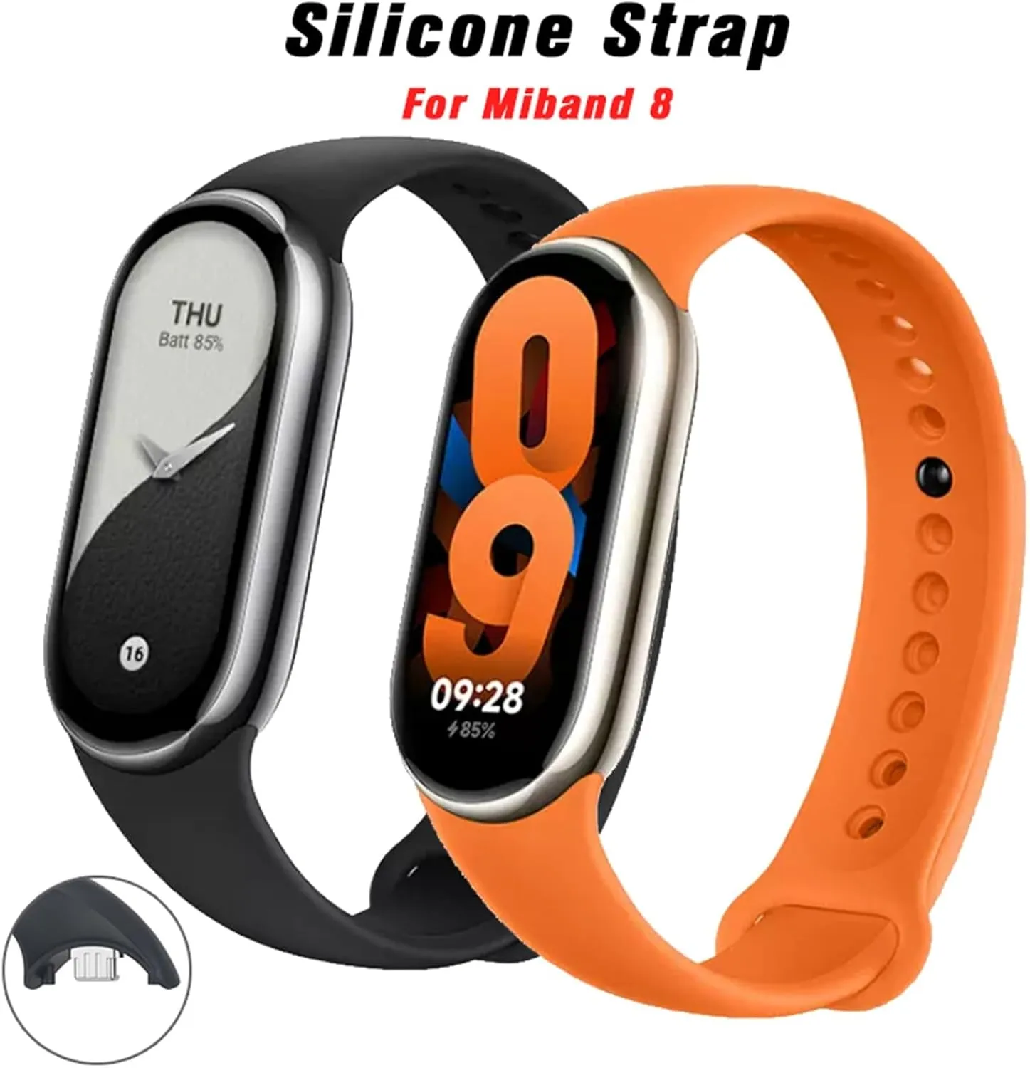 Strap Watchbands Rubber Bracelet For Mi Band 8 Strap NFC Accessories Sport Smart south reaction lion communal Watch Wristband Pulseira Correa Xiaomi MiBand 8 
