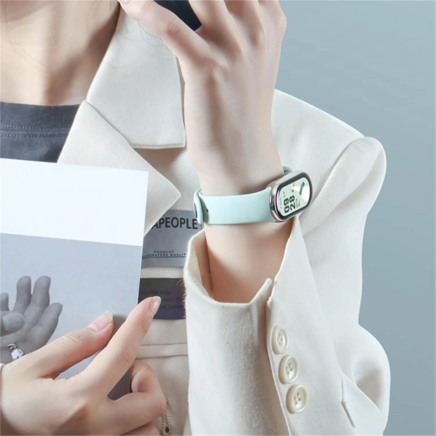 Strap Watchbands Rubber Bracelet For Mi Band 8 Strap NFC Accessories Sport Smart south reaction lion communal Watch Wristband Pulseira Correa Xiaomi MiBand 8 