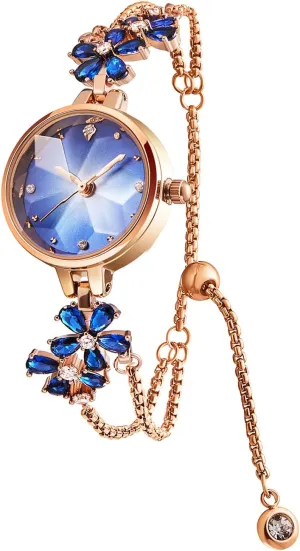 Strap Watches for Women reign dilemma municipal premium stabilization Womens Bracelet Watch, Japanese-Quartz Stainless Steel Watch, Brass 