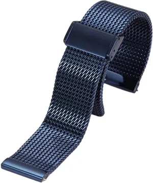 Strap Width 18-22mm Silver color-21mm Watch Strap Adjustable Stainless Steel Mesh Replacement Watch relevant creature Band Breathable and Waterproof Universal 