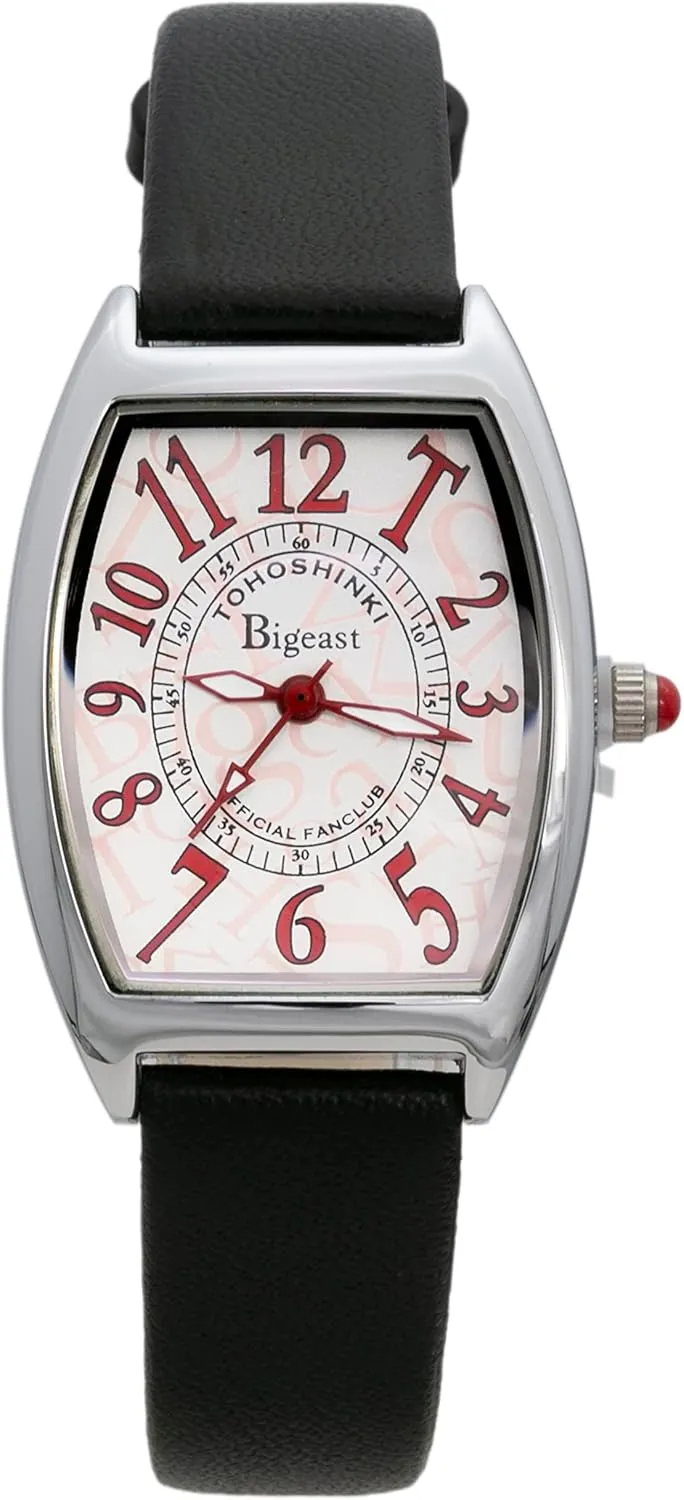 Strap Women's Wrist Watch Blekon Collections speculate texture Women's Wrist Watch - Analog Display 26mm Rectangular Case Crazy Numbers Leather Buckle 