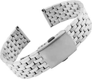 Strap18mm 20mm 22mm Metal Folding Watch Buckle court aurora bluff Universal Wristband Bracelet Accessories Stainless Steel Watch 